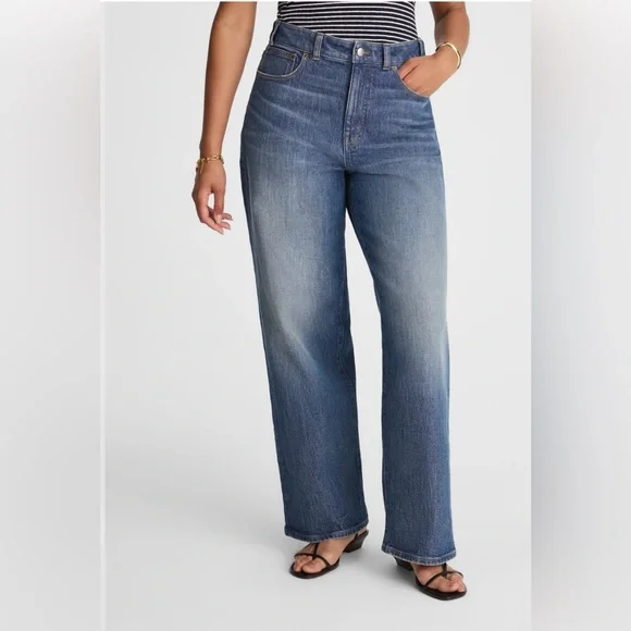 MADEWELL Curvy Perfect Vintage Wide-Leg Jeans Women’s Size 25 - Picture 11 of 13